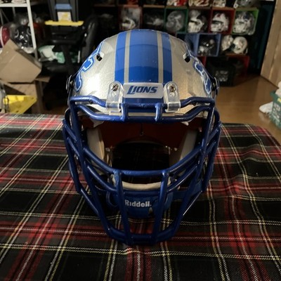 detroit lions youth football helmet 2024 Salute to Service Riddell Speed Mini Coming in at about 6 tall Detroit Lions Riddell 2025 Alternate