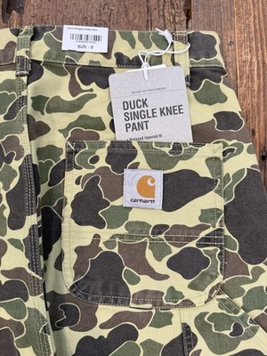 Carhartt WIP Duck Single Knee Pant Sz Small Brand New Duck Camo | eBay