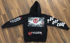 Vintage Gears of War 3 Xbox Video Game Pull Over Hoodie Sweatshirt Size Medium