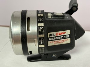 Moulinet Ancien Abu Garcia Abumatic 340 - état Comme Neuf, Neuf Dans Son Emballage D'origine - Vintage Pour Collection Ou Pêche