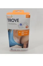 Boon Trove Silicone Manual Breast Pump 2-Pack Hands Free Milk Collection
