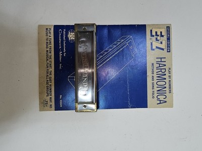 Vintage Harmonica Melody Swing Band Harmonica Plus E-Z Play by Number book