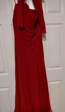 Morilee Madeline Gardner Women's Sequin Prom Dress Red, US Size 10 Maxi Gown
