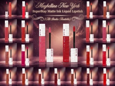 Maybelline New York SuperStay Matte Ink Liquid Lipstick | 5ml | All Shades