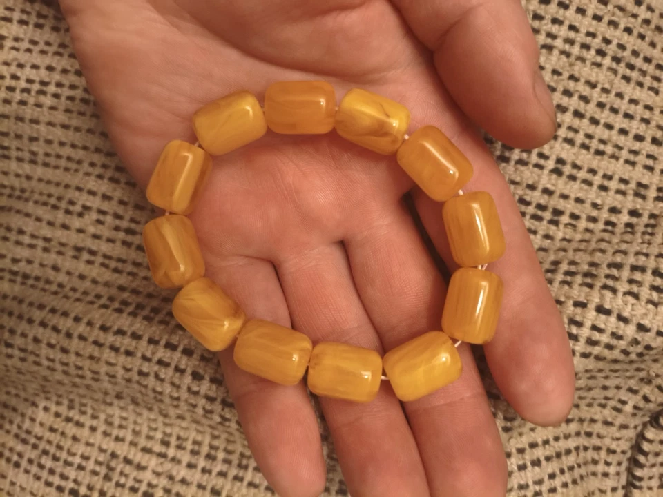 EIN WUNDERSCHÖNES UNISEX-ARMBAND FÜR ALLE ANLÄSSE AUS BAKELIT - Bild 4 von 4