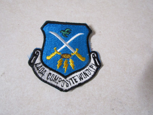 MILITARY PATCH OLDER COLORED SEW ON US AIR FORCE 4404 COMPOSITE WING (P)