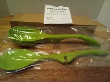 Rachael Ray Nonstick Kitchen Tools Lazy Spoon Lazy Ladle Set 2-Piece GREEN