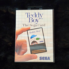 SEGA Teddy Boy CIB (Sega Master System) Action Arcade Game 1985 Manual Included