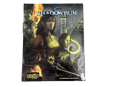 Shadowrun 20th Anniversary Edition Catalyst Game Labs Hardcover 2600a