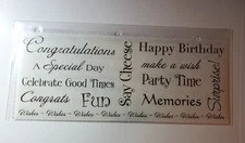 Creative Memories Chalet Titles Stickers Four Sheets New NLA HTF