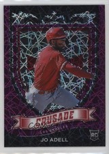 2021 Panini Chronicles Crusade Purple Velocity Jo Adell #3 Rookie RC uk2