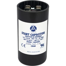 Appli Parts CON-161-110 Motor Start Capacitor 161-193 MFD uF, 110-125 VAC. Unive