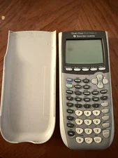 Texas Instruments TI-84 Plus Silver Edition Graphing Calculator Tested W/Cover