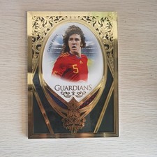 Carles Puyol 2024 Futera Unique Guardians XL Relic Patch Gold Frame /15 With Box