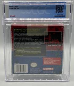 CGC 9.6 A+ Wario Land Nintendo Virtual Boy Sealed New Graded