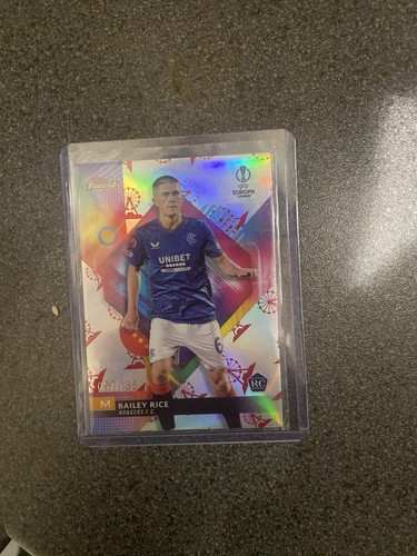 2023-24 Topps Finest Uefa Club Competitions Bailey Rice #4 Refractor (RC) /135