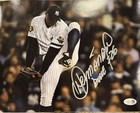 NY YANKEES WS CHAMP Orlando Hernández AKA El Duque Signed 8x11 Photo JSA Witness — photo 1