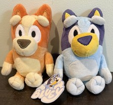 Bluey and Bingo Plush Toy Set Approximately 7" plush
