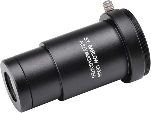 1,25 Zoll 5X Barlowobjektiv & Mondfilter-Kit - für Teleskop-Okulare - Bild 3 von 6
