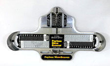 Vintage Brannock Device Payless Shoe Source Men Women Metal Foot Sizer