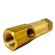 1/4" x 1/4" Female NPT In Line Compressed Air Compressor Check Valve Brass