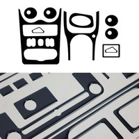 Innenraum Dekor Cockpit FüR Dacia Duster 2008-2012 Piano Schwarz Optik 18Tlg