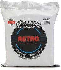 Martin MM12 Retro Acoustic Monel Guitar Strin...