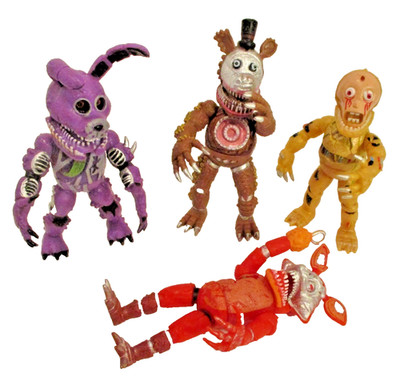 Lof of 4 Five Nights At Freddy's Figurines (SKU# 2619)