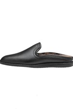 Johnston & Murphy Men's Ryan Leather Slipper Black