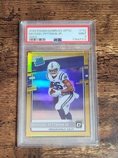 2020 Donruss Optic Rated Rookie Michael Pittman Jr True Gold #/10 PSA 9 Steelers