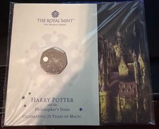 Harry Potter Hogwarts by The Royal Mint 50p Coin