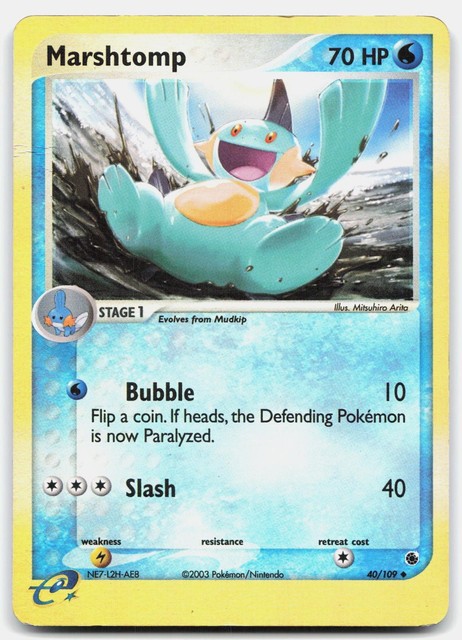 Marshtomp [Reverse Holo] #40 (Ruby & Sapphire)