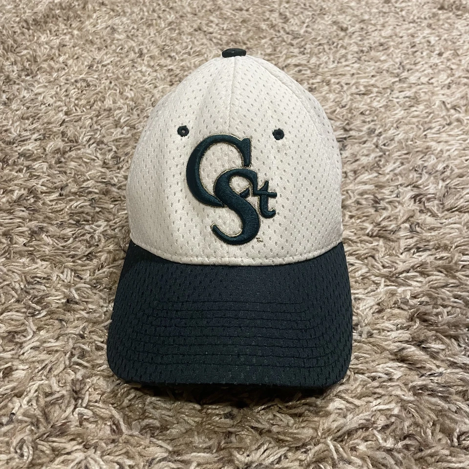 Colorado State Rams Zephyr Hat Fitted Mens Small White Green NCAA College - Image 2 of 4