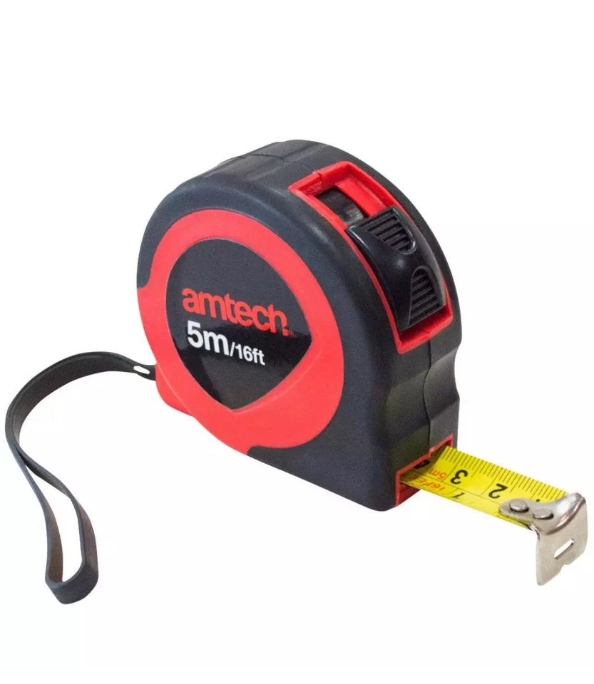 Amtech handy 5m Measuring Tape strap impact Resistant auto Recoil - Image 2 of 2