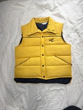 Kodak Made In USA yellow vests rare kodak film size Xl Logo snap in hand
