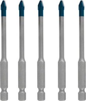 Bosch Expert HEX-9 Hardceramic Dachziegel-Bohrer-Set, 5 Mm, 5-Tlg.