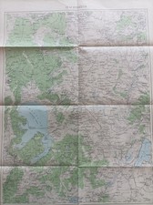 circa 1910 MAP STAFF MONASTIR ALBANIA MACEDONIA