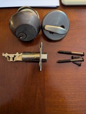 Schlage Brass Single Cylinder Deadbolt Door Lock
