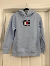 Tommy Hilfiger Hoodie, Light Blue, Boys size L 14/16 . NWT