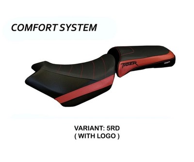 Seat saddle cover Venezia 1 Comfort Sys Red TPZ TRIUMPH TIGER 1200 2018 2021 197