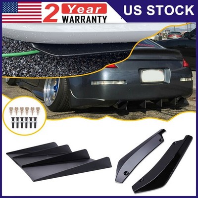 For Honda Accord Rear Diffuser + Rear Spats Splitter Bumper Spoiler Chin Lip A+