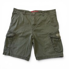 UNIONBAY Men s Green Cargo Shorts Cotton Size 36