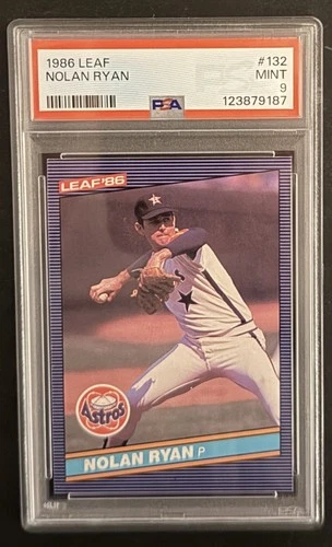 1986 Leaf Nolan Ryan #132 PSA 9