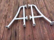 Antique Porcelain Cast Iron Wall Hung Sink Brackets One Pair