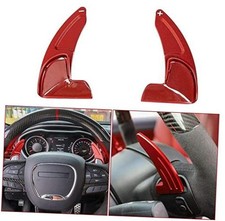 for Challenger Steering Wheel Shift Paddle Cover Extended Shifter Trim for Red