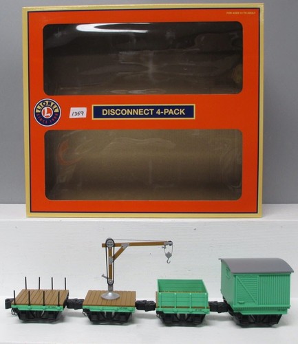 Coche de trabajo Lionel 6-85380 O Union Pacific Disconnect (juego de 4) LN/caja | Condition: Used