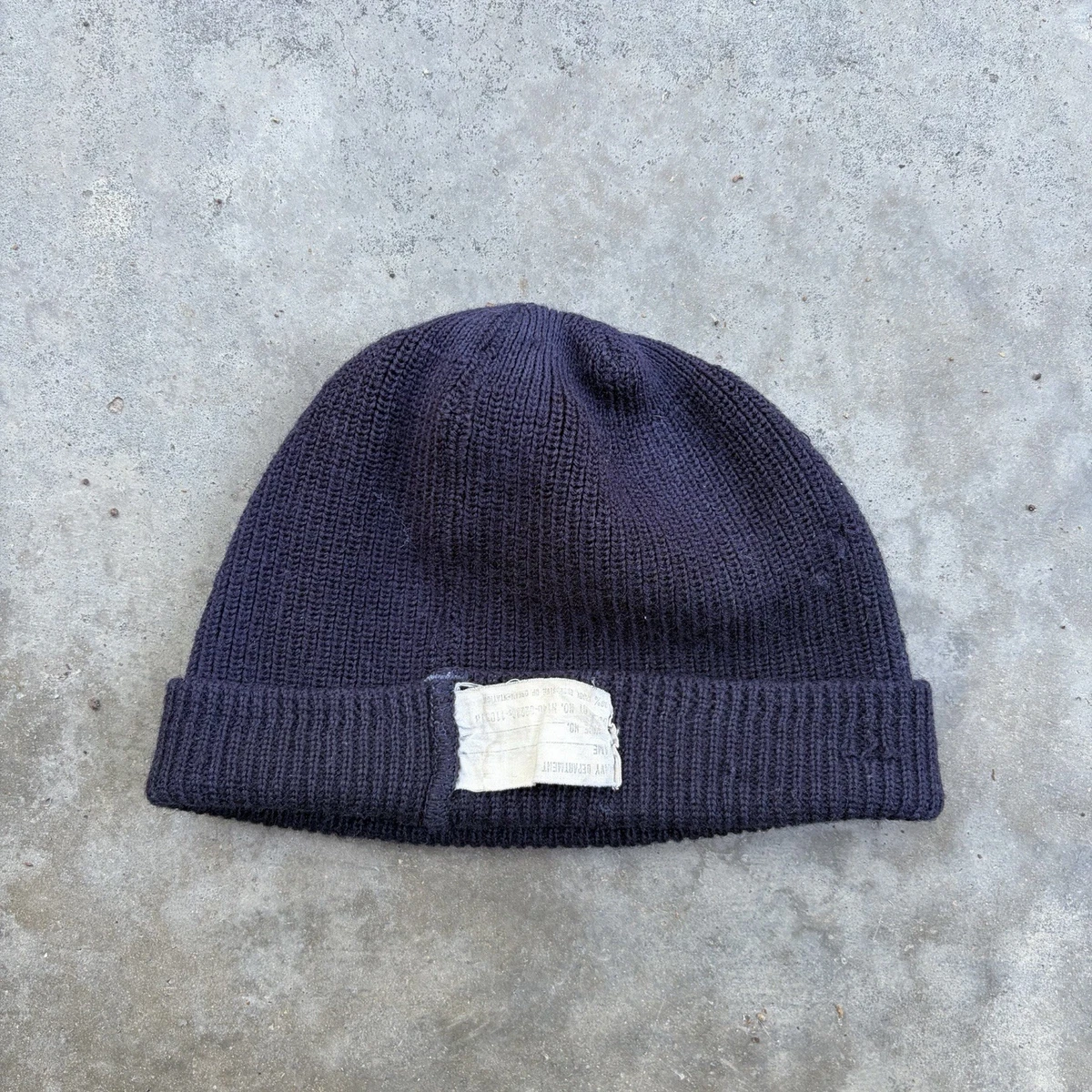 70’s US.NAVY WATCH CAP WOOL (1977) ブラック 70's US.NAVY WATCH CAP WOOL (1977) ブラック U.S. Navy Watch Cap