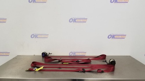 96 FORD F150 REAR SEAT BELT SET RED EXTENDED CAB - Picture 2 of 12