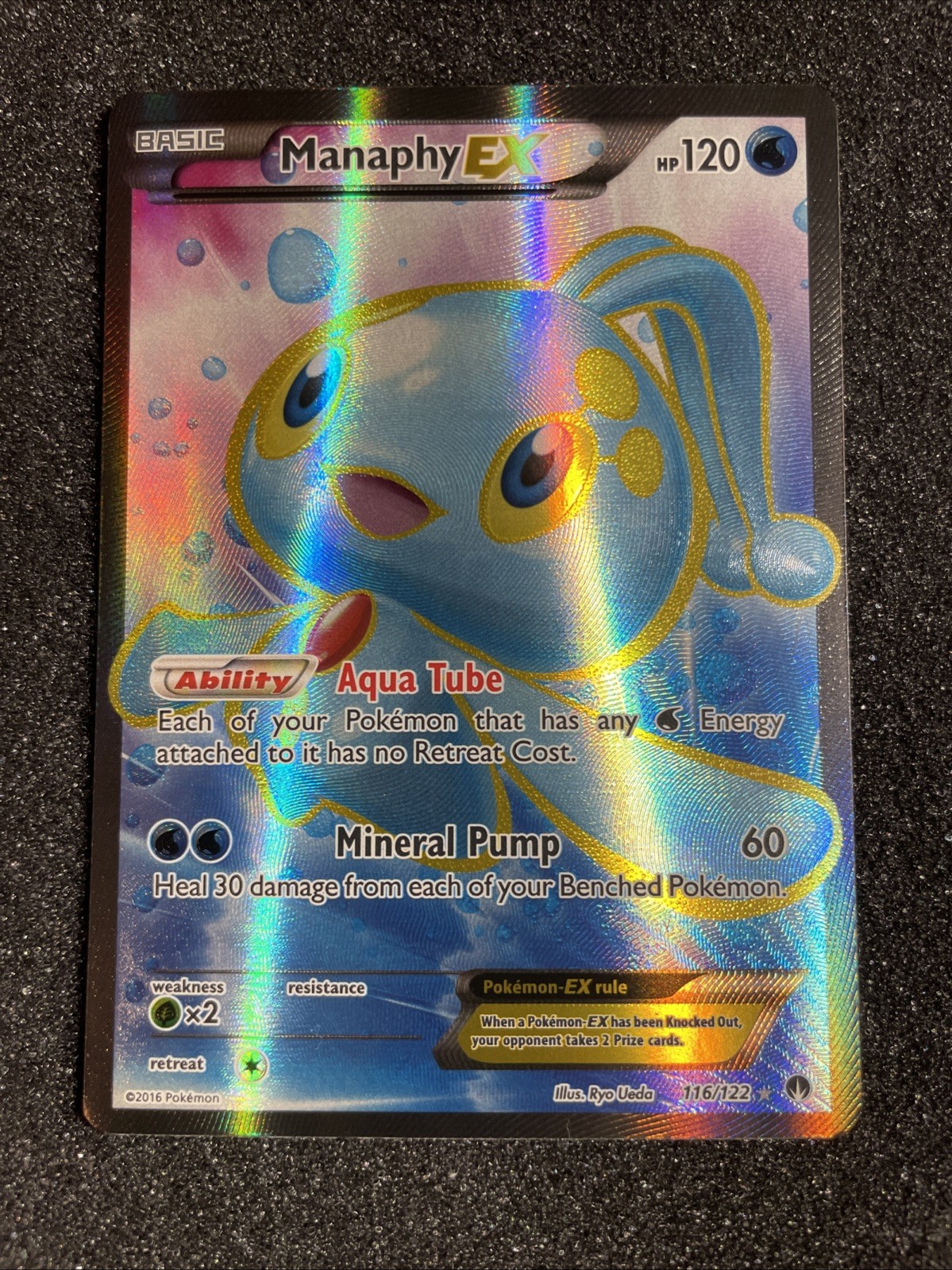 Manaphy EX 116/122 Ultra Rare - BREAKpoint Pokemon