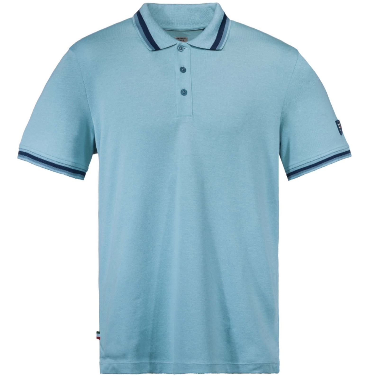 Dolomite Corvara Polo Shirt - Sample: Teal Blue: L